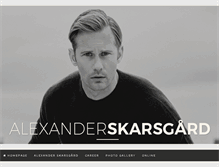 Tablet Screenshot of alexander-skarsgard.com